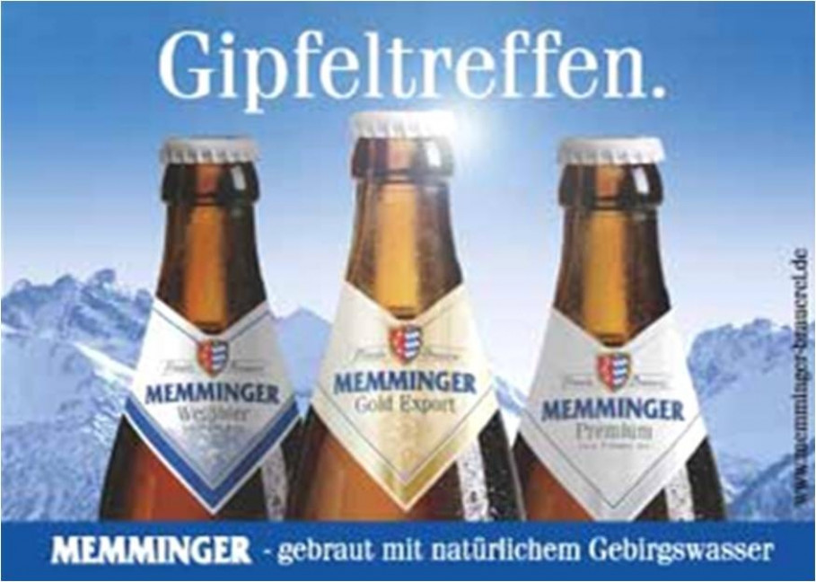 Memminger Beer - noble drop
